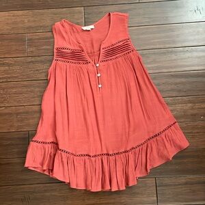 EM dark orange tank.